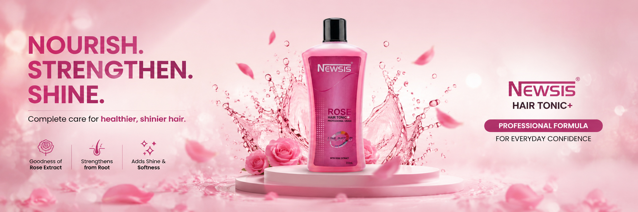 Rose Hair Tonic Campaign Banner